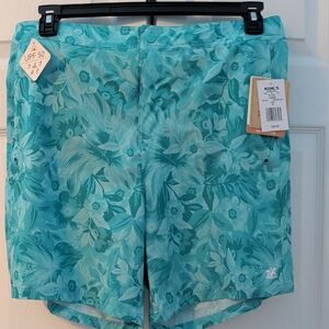 ZeroXposur Women's Aqua Floral Shorts